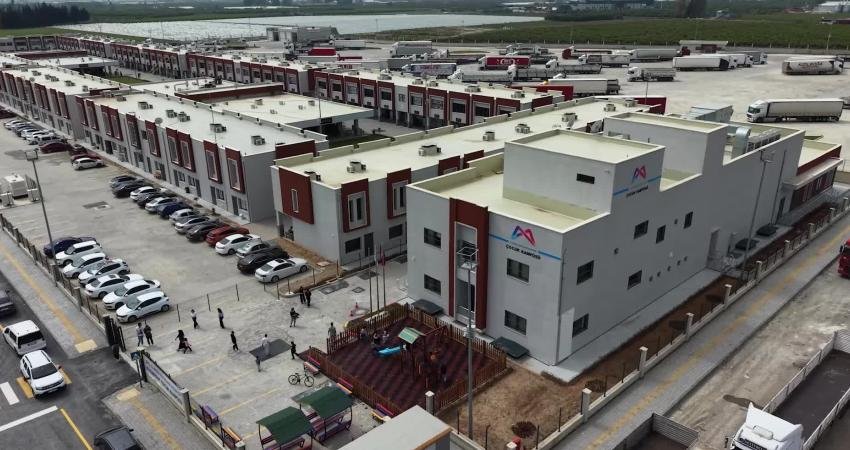 Mersin Büyükşehir Belediyesi'ne bağlı Lojistik Merkezi’nin içindeki Huzurkent Çocuk Kampüsü,