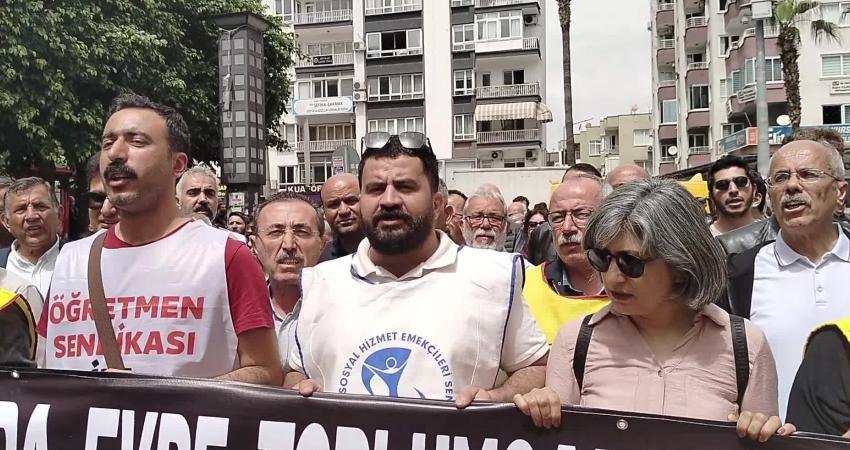 Okulları hedef alan saldırıları ve şiddet olaylarını protesto etmek isteyen