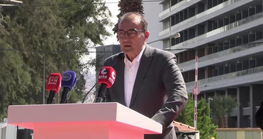 İzmir Büyükşehir Belediyesi'nin Meslek Fabrikası binasının tahliye girişimine karşı başlattığı