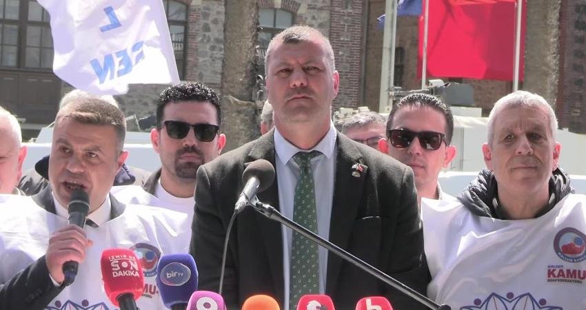 Meslek Fabrikası direnişi devam ediyor…Tüm Yerel-Sen 3 Nolu Şube Başkanı Cengizler: Sadece bina değil, umut kuşatıldı. Buna sessiz kalmayacağız Tüm Yerel-Sen İzmir 1, 2 ve 3 No’lu Şubeler, Meslek