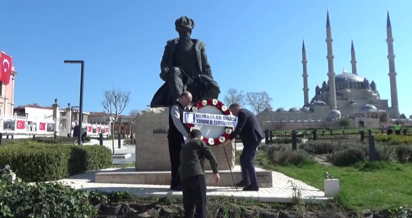 Mimar Sinan Edirne’de anıldı Mimar Sinan, ölümünün 438’nci yılında Edirne'de anıldı. Türk Mühendis ve Mimar