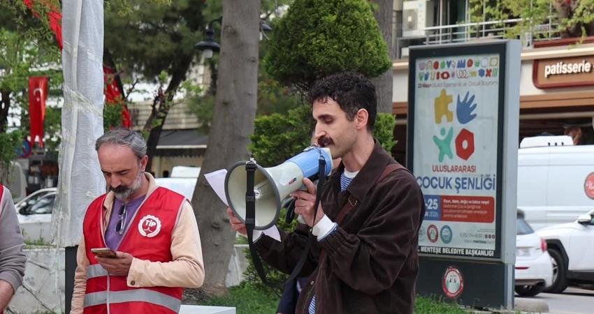 Muğla’nın Menteşe ilçesinde bir araya gelen siyasi parti ve sivil