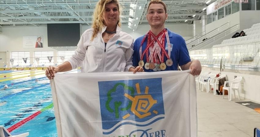 Narlıdere Belediyespor sporcusu Sarp Börekçi, Türkiye Özel Sporcular Spor Federasyonu’nun