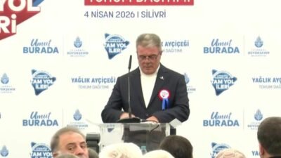 İBB Başkanvekili Nuri Aslan, Silivri’de Yağlık Ayçiçeği Tohumu dağıtım töreninde