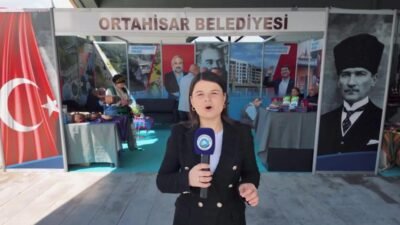 Ortahisar Belediyesi’nin Ankara’da düzenlenen Trabzon Günleri etkinliğindeki standında sergilenen ürünler,
