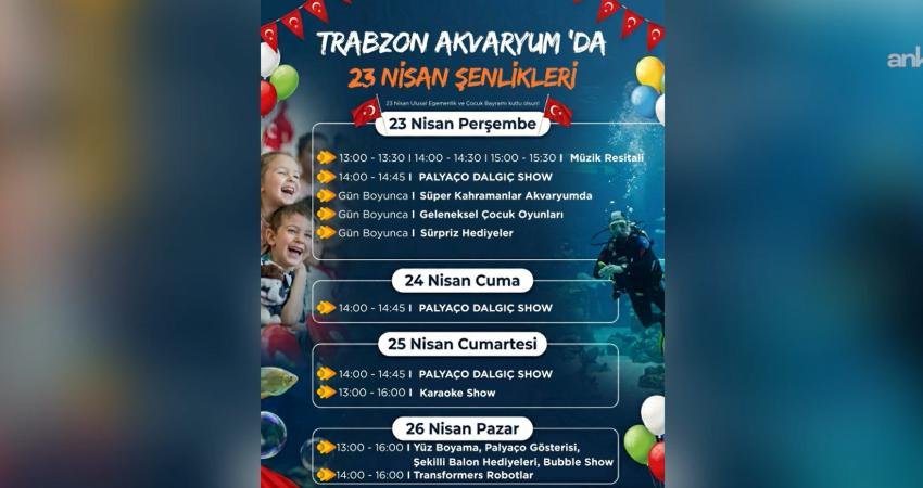 Ortahisar Belediyesi, 23 Nisan Ulusal Egemenlik ve Çocuk Bayramı dolayısıyla