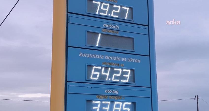 Otogaza gelen 4 lira 29 kuruşluk zam Osmaniyeli sürücülerin tepkisine