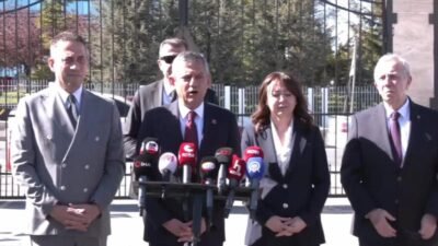 CHP Genel Başkanı Özgür Özel, Anayasa Mahkemesi (AYM) Başkanı Kadir