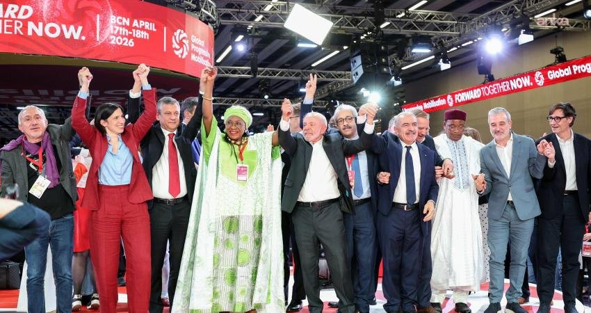 Barselona'da Küresel İlerici Seferberlik (GPM) toplantısına katılan CHP Genel Başkanı