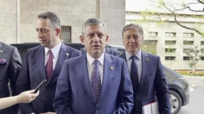 CHP Genel Başkanı Özgür Özel, TBMM Başkanı Numan Kurtulmuş ile