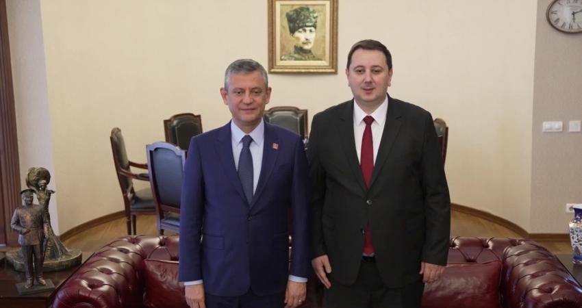 CHP Genel Başkanı Özgür Özel, Kuzey Makedonya Türk Hareket Partisi