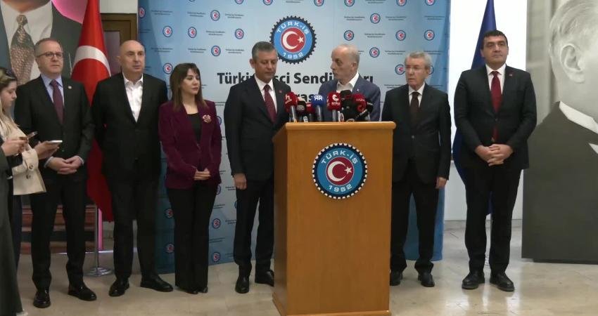 TÜRK-İŞ Genel Başkanı Ergün Atalay, "1 Mayıs'ı bir kere bayram