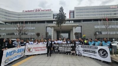 Gaziantep’te Dr. Ersin Arslan’ın ölüm yıl dönümünde düzenlenen basın açıklamasında,