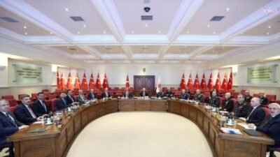 Milli Savunma Bakanı Yaşar Güler’in başkanlığında, Savunma Sanayii Değerlendirme Toplantısı