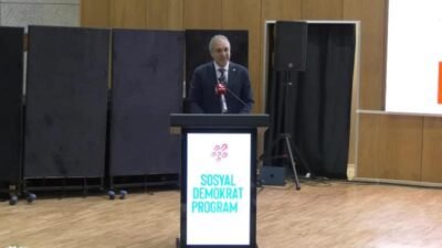 Sosyal Demokrasi Derneği'nin(SDD), düzenlediği “Dokuz Umde’den Sosyal Demokrat Programa” etkinliğinde