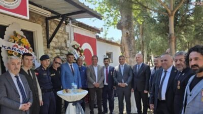 Şehit Aileleri ve Gaziler Derneği (ŞAGAD) Tire Şubesi, düzenlenen törenle