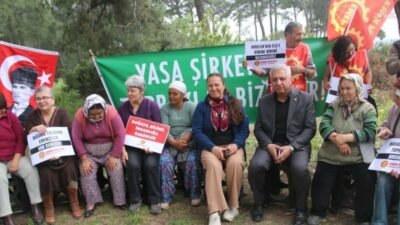 Emek Partisi Genel Başkanı Seyit Aslan, tutuklu Esra Işık ile