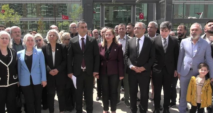 CHP Diyarbakır İl Başkanlığı, İl Milli Eğitim Müdürlüğü önünde açıklama