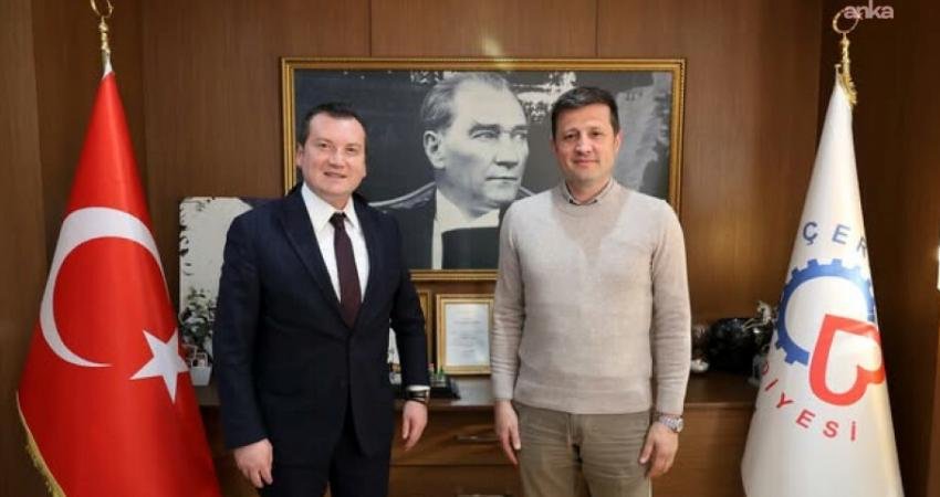 Silivri Belediye Başkanı Bora Balcıoğlu, komşu ilçe Tekirdağ Çerkezköy Belediye