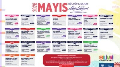 Silivri Belediyesi, mayıs ayında da ilçe sakinlerini kültür ve sanat