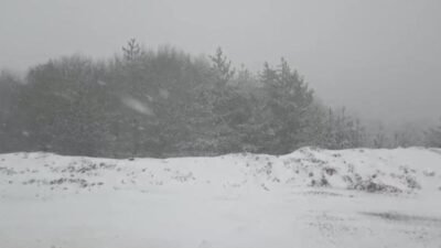 Sinop’ta hava sıcaklıklarının hissedilir derecede düşmesiyle birlikte ilin yüksek kesimlerinde