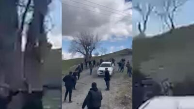 Şırnak merkeze bağlı Güneyçam köyü kırsalında iki aile arasında arazi