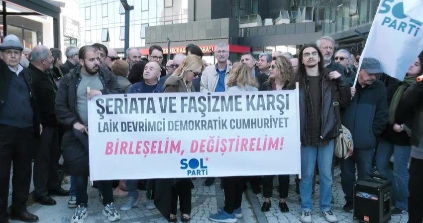 SOL Parti üyesi 6 kişi hakkında “Şeriata, faşizme, karanlığa karşı