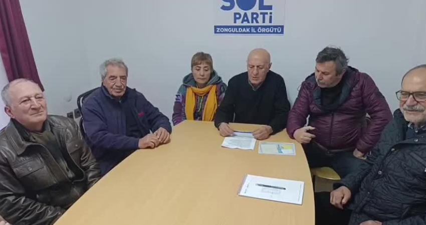 SOL Parti Zonguldak İl Başkanı Yıldız: “NATO’dan çıkılmalı ve üsler kapatılmalı” SOL Parti Zonguldak İl Başkanı İsmail Yıldız, "İsrail ile diplomatik