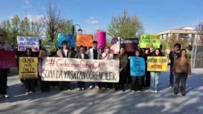 Soma’da öğrenciler, Şanlıurfa ve Kahramanmaraş’ta okullarda yaşanan olaylara tepki göstermek