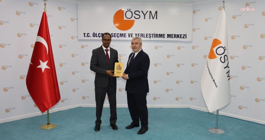 Somali Zemzem Üniversitesi Rektörü Mohamud Mohamed Hassan ve beraberindeki heyet,