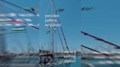 İtalya’nın Sicilya bölgesindeki Augusta kentinde toplanan Global Sumud Filosu, 56