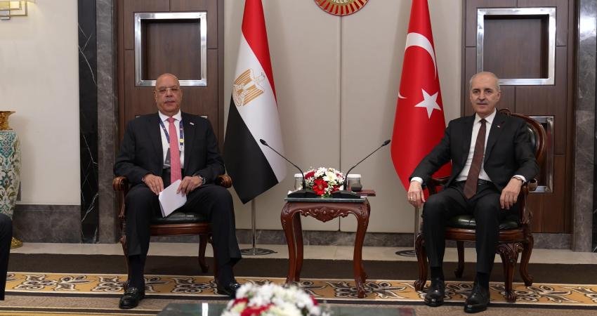 TBMM Başkanı Kurtulmuş, Bahreyn ve Mısır Temsilciler Meclisi Başkanları ve BAE Federal Ulusal Konseyi Başkanı ile bir araya geldi Türkiye Büyük Millet Meclisi Başkanı Numan Kurtulmuş, Parlamentolar Arası Birlik (PAB)