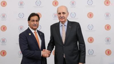 TBMM Başkanı Numan Kurtulmuş, İstanbul'da devam eden Parlamentolar Arası Birlik