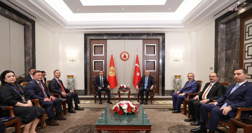 TBMM Başkanı Kurtulmuş, Kırgızistan Jogorku Keneş Başkanı Mamataliyev ile görüştü Türkiye Büyük Millet Meclisi Başkanı Numan Kurtulmuş, Parlamentolar Arası Birlik