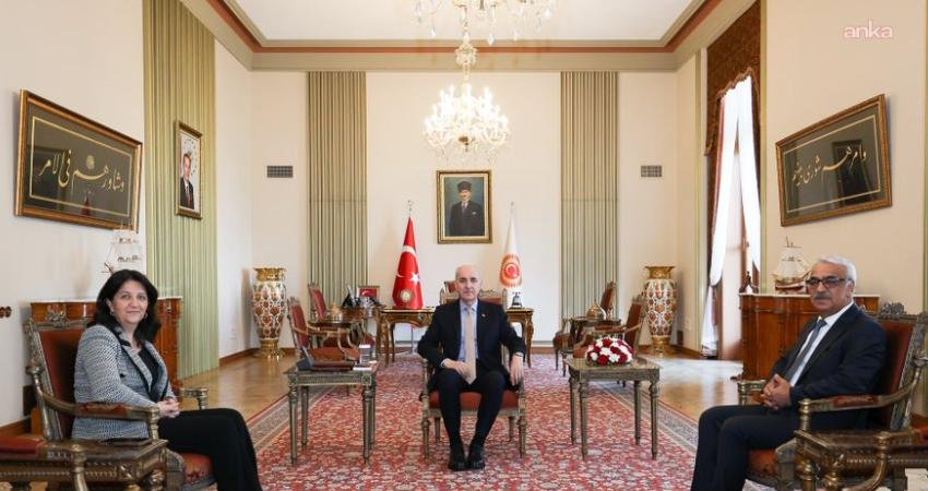 Türkiye Büyük Millet Meclisi (TBMM) Başkanı Numan Kurtulmuş, DEM Partili