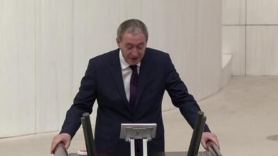 TBMM Genel Kurulu'nda konuşan DEM Parti Eş Genel Başkanı Tuncer