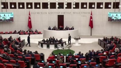EMEP Gaziantep Milletvekili Sevda Karaca, TBMM Genel Kurulu'nda 23 Nisan