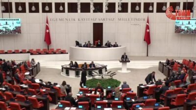 TBMM Genel Kurulu'nda, İYİ Parti'nin Muğla'nın Milas ilçesine bağlı İkizköy'de bulunan