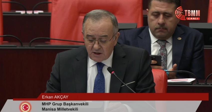 DEM Partili Koçyiğit: “AKP grubu süreç yasalarını hazırlamalı” MHP Grup Başkanvekili Erkan Akçay, "Terörsüz Türkiye" sürecinde atılacak yasal adımlar