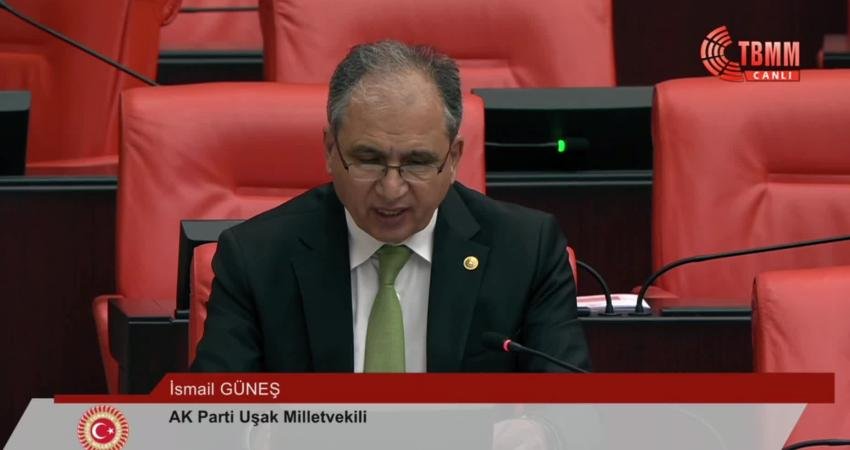 TBMM Genel Kurulu’nda AK Partili Güneş ile CHP’li Başarır arasında “Özel’in aracına 7 milyon lira harcandı” tartışması… “Uşak Belediyesi tarafından yapıldığını plakası ve faturasıyla ispatla” AK Parti Uşak Milletvekili İsmail Güneş, CHP Genel Başkanı Özgür Özel'in