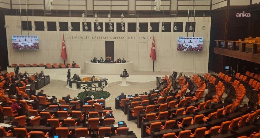 TBMM Genel Kurulu'nda altı siyasi partinin verdiği "Şanlıurfa ve Kahramanmaraş’ta