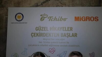 Kahve sektörünün önemli oyuncularından Tchibo Türkiye, Türkiye Eğitim Gönüllüleri Vakfı