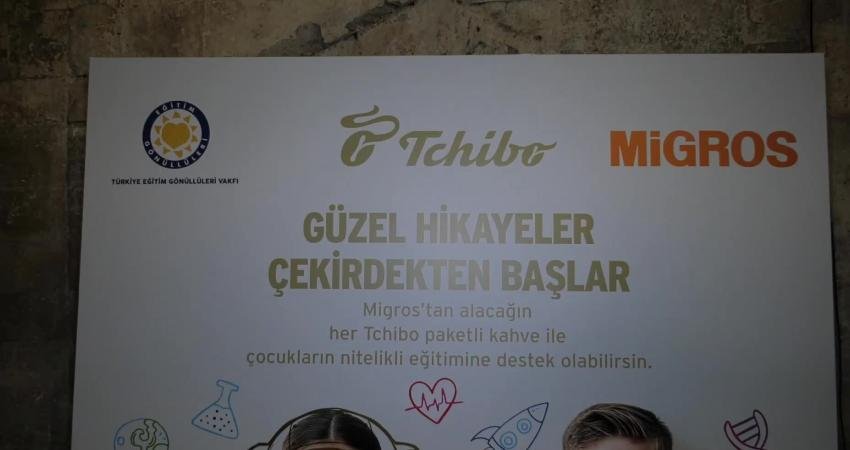 Kahve sektörünün önemli oyuncularından Tchibo Türkiye, Türkiye Eğitim Gönüllüleri Vakfı