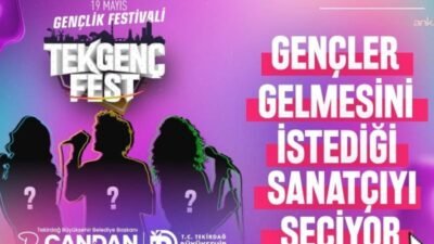 Tekirdağ Büyükşehir Belediyesi tarafından bu yıl üçüncüsü düzenlenecek "TEK Genç