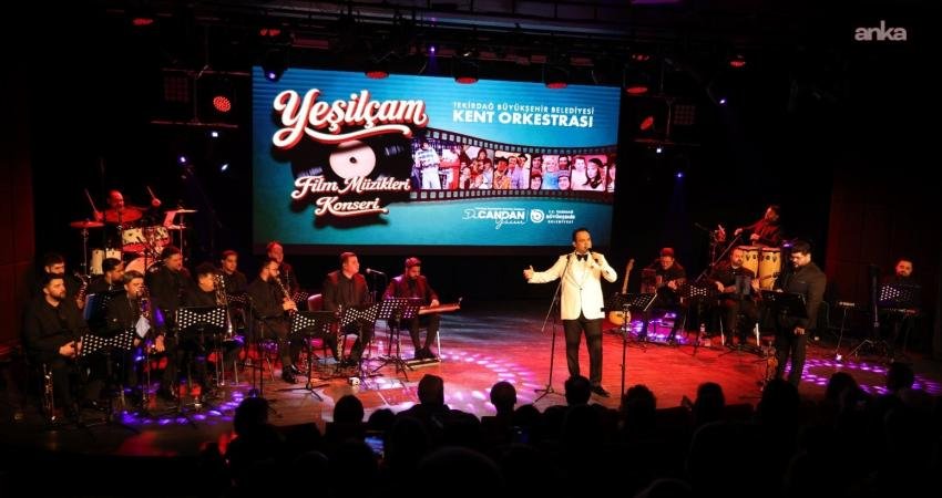 Tekirdağ Kent Orkestrası’ndan nostalji dolu Yeşilçam Film Müzikleri Konseri Tekirdağ Büyükşehir Belediyesi Kent Orkestrası, Yeşilçam filmlerinin efsaneleşmiş eserlerine yer