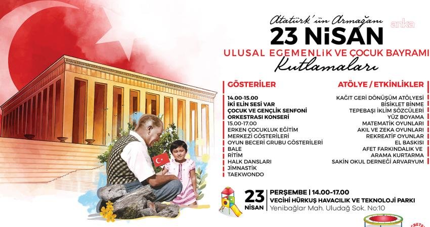 Tepebaşı Belediyesi, 23 Nisan Ulusal Egemenlik ve Çocuk Bayramı’nı düzenleyeceği