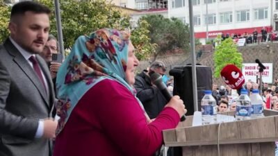 Giresun’da artan madencilik faaliyetlerine karşı Tirebolu ilçesinde düzenlenen "Köylü Mitingi"ne,