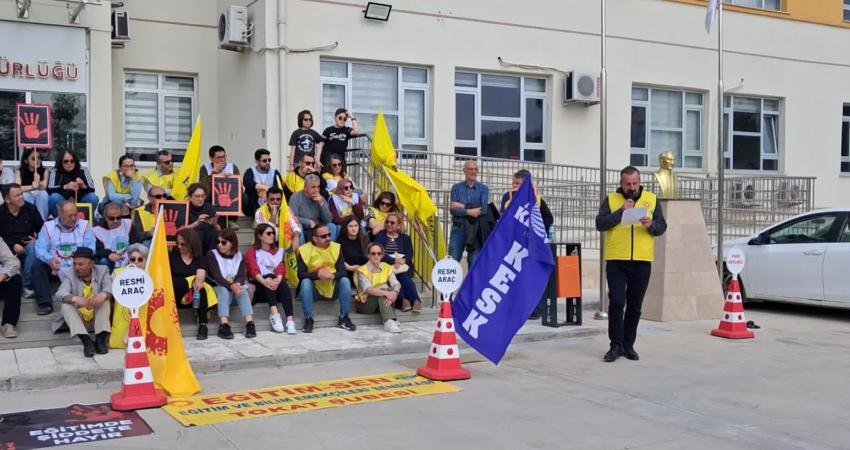Eğitim Sen Tokat Şubesi, son dönemde okullarda artan şiddet olaylarına