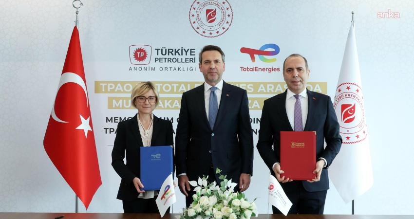 Enerji ve Tabii Kaynaklar Bakanı Alparslan Bayraktar, TPAO ile TotalEnergies