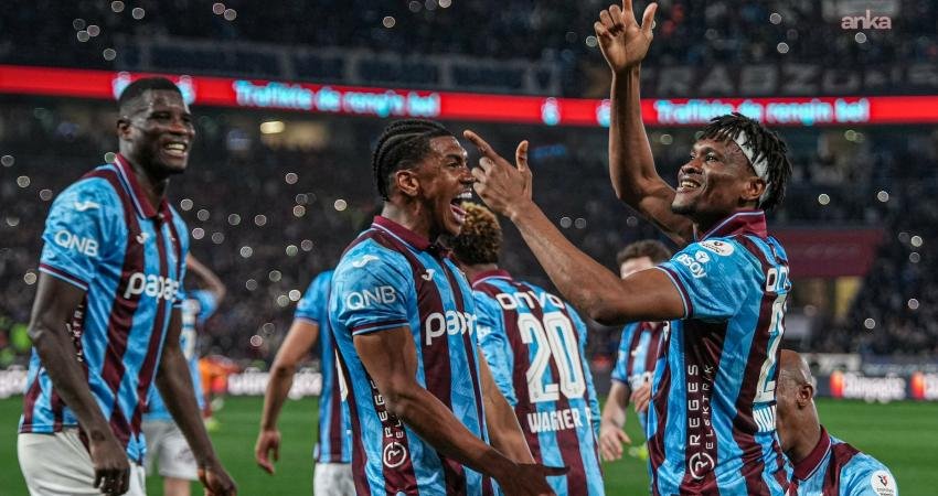 Trabzonspor, Süper Lig’in 28. haftasında konuk ettiği Galatasaray’ı 2-1 mağlup